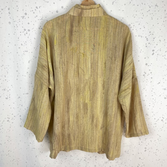 Fridaze Linen Button Front Jacket 0X - Picture 2 of 11